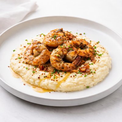 Image of Shrimp with Cheese Grits