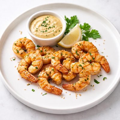 Image of Shrimp with Honey Mustard and Dipping Sauce Zip and Steam