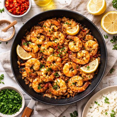 Image of Shrimps Fried with Garlic