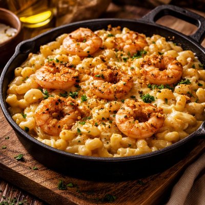 Image of Shrimpy Macaroni and Cheese
