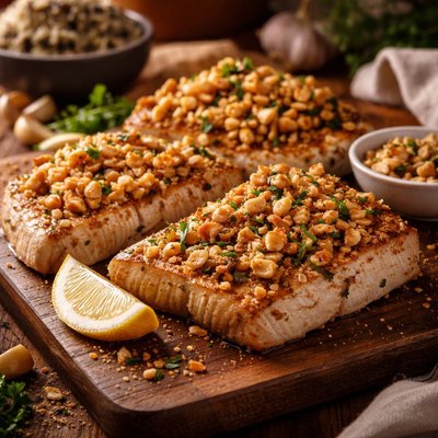 Image of Shutome Swordfish with Macadamia Nuts