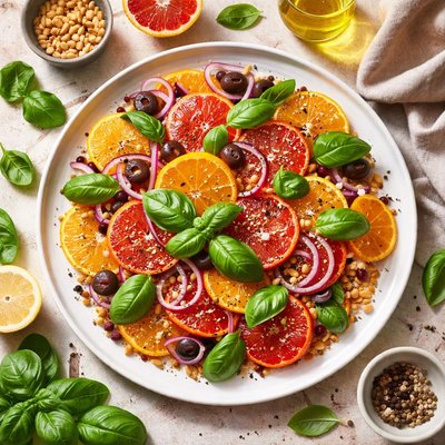Image of Sicilian Orange and Basil Salad