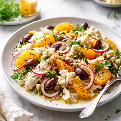 Image of Sicilian Salt Cod and Orange Salad