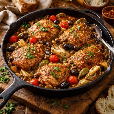 Image of Sicilian Skillet Chicken