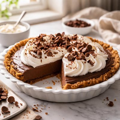 Image of Silk and Satin Chocolate Pie