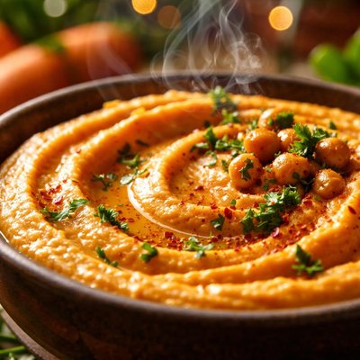 Image of Silky Carrot Hummus