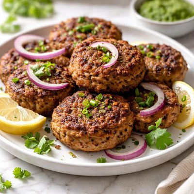Image of Silky Ground Lamb Patties Shammi Kebab