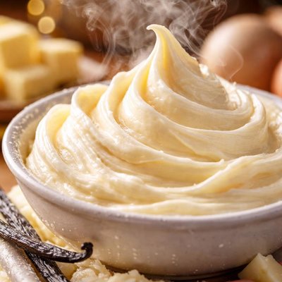 Image of Silky Vanilla Butter Frosting
