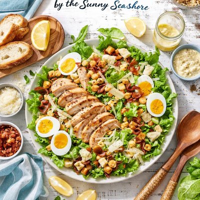 Image of Silly Susie Saw Caesar Salad by the Sunny Seashore