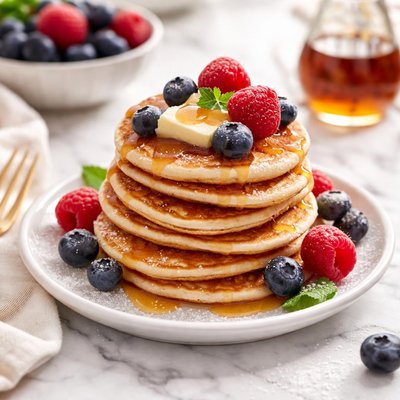 Image of Vegan Silver Dollar Pancakes