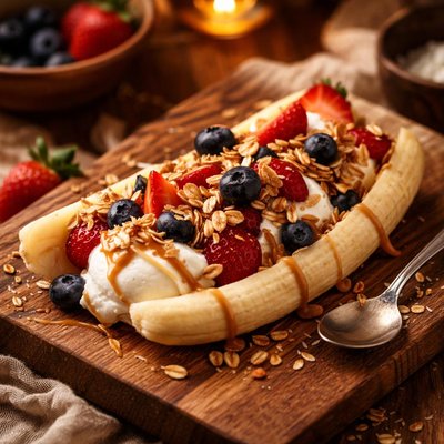 Image of Similar to a Banana Split but Healthier