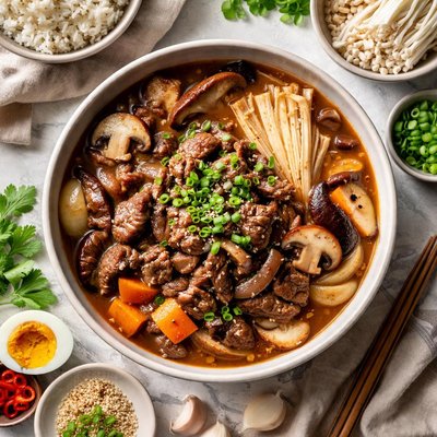 Image of Simmered Beef and Mushrooms Core