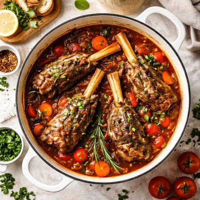 Image of Simmered Lamb Shanks