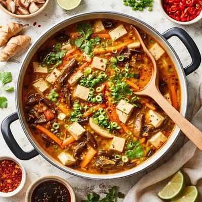 Image of Simmering Hot and Sour Soup