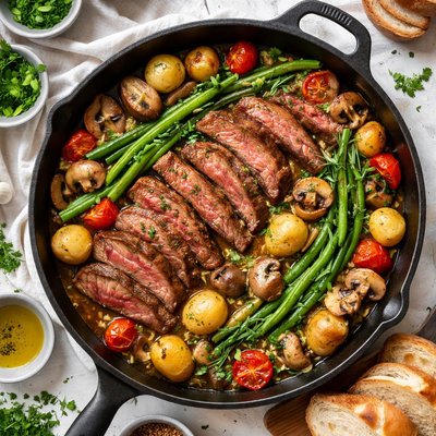 Image of Simmering Steak Dinner