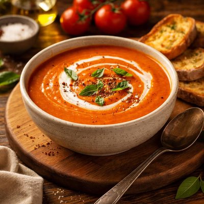 Image of Simple and Creamy Tomato Soup