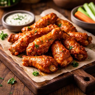 Image of Simple Baked Buffalo Wings