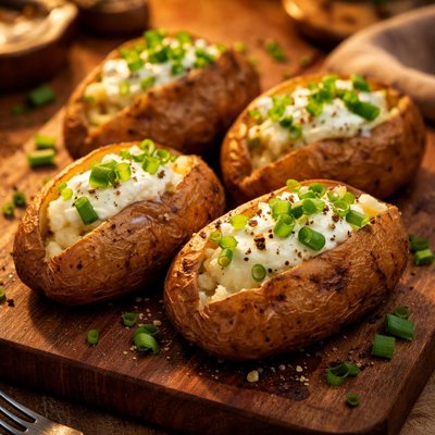Image of Vegan Simple Baked Potatoes
