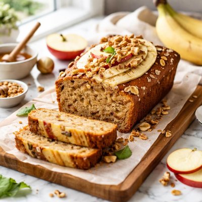 Image of Simple Banana Apple Bread