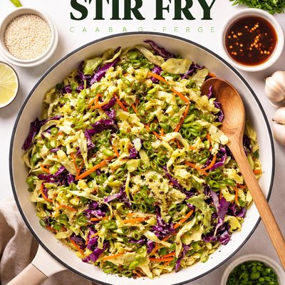 Image of Whole30 Simple Cabbage Stir Fry