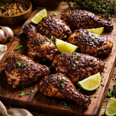 Image of Simple Caribbean Jerk Chicken