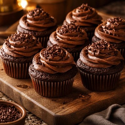Image of Simple Chocolate Cupcakes