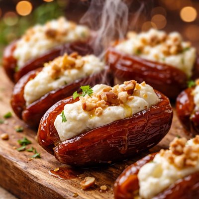 Image of Simple Cream Cheese Stuffed Dates