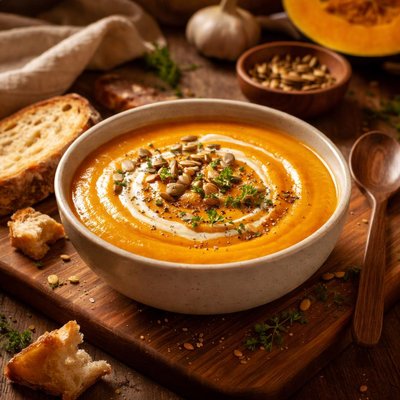 Image of Simple Creamy Pumpkin Soup