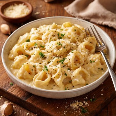 Image of Simple Creamy Tortellini Alfredo