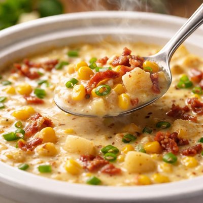 Image of Simple Crock Pot Corn Chowder
