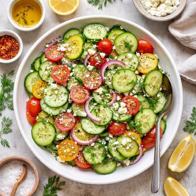 Image of Simple Cucumber Salad