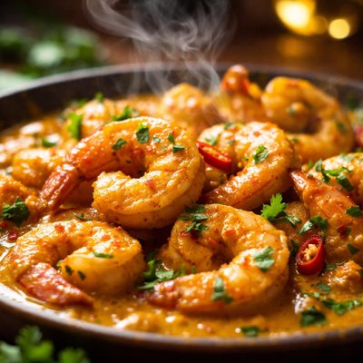 Image of Simple Curried Shrimp