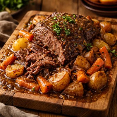 Image of Simple Delicious Pot Roast Crock Pot