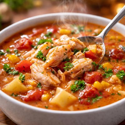 Image of Simple Easy Chesapeake Bay Rosy Crab Soup from the Farm