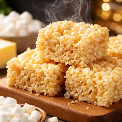 Image of Simple Easy Crispy Rice Candy Kid Favorite