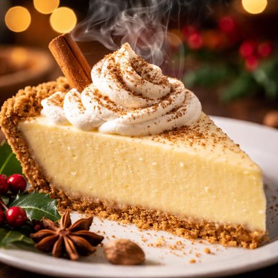 Image of Simple Eggnog Pie