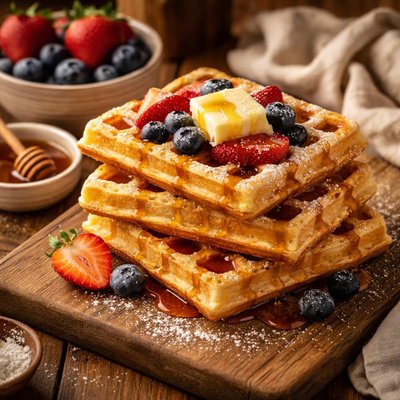 Image of Simple Free Gluten Free Rice Waffles