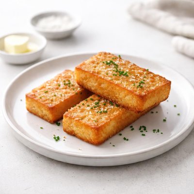 Image of Simple Fried Cornbread