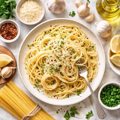 Image of Simple Garlic Pasta