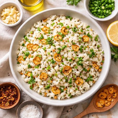Image of Simple Garlic Rice