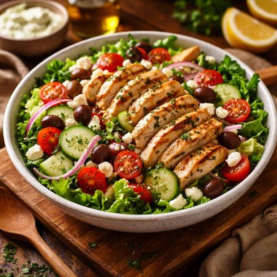 Image of Simple Greek Chicken Salad