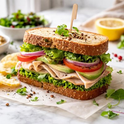 Image of Simple Healthy Turkey Sammie