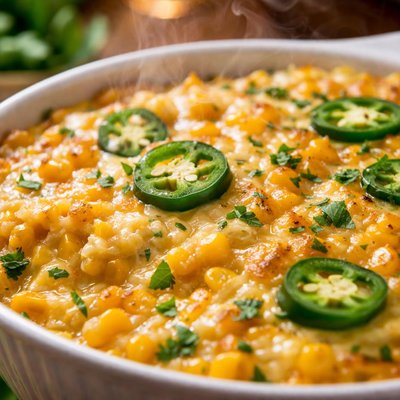 Image of Simple Jalapeno Corn Casserole