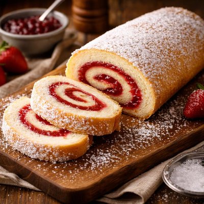Image of Simple Jelly Roll Cake