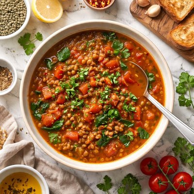 Image of Simple Lentil and Tomato Soup