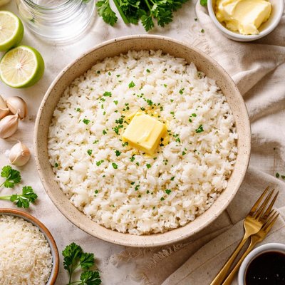 Image of Simple Microwave Cooked Rice