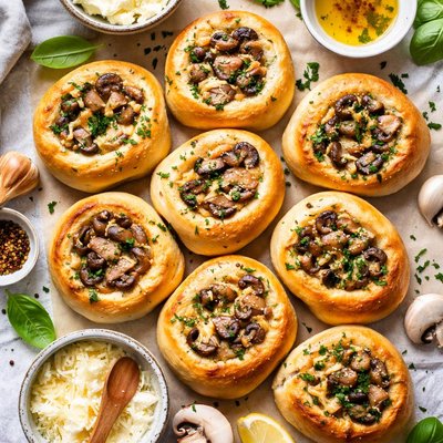 Image of Simple Mushroom Rolls