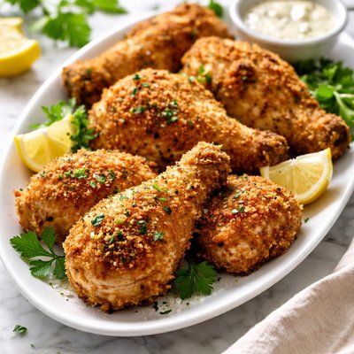 Image of Simple Oven Fried Chicken