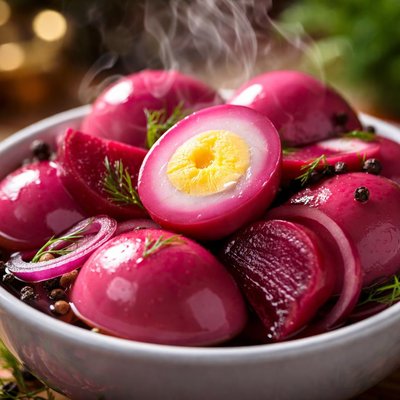 Image of Simple Pickled Eggs Beets