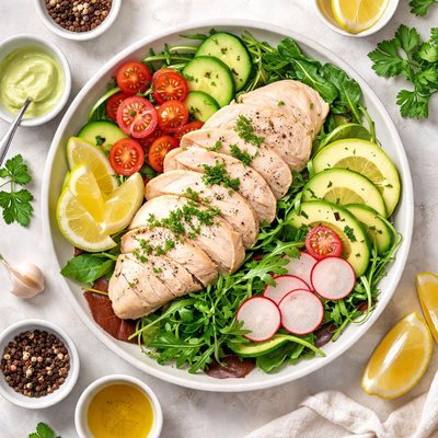 Image of Whole30 Simple Poached Chicken